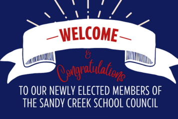  We welcome the newly elected members of the SCHS School Council.